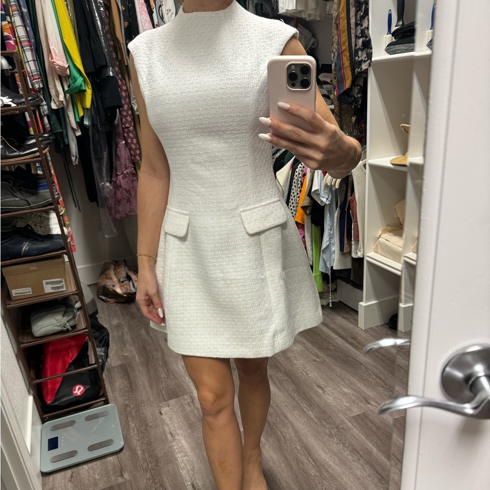 White cocktail dress